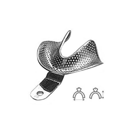 Dental Impression Tray, Full Arch, Perforated Lower XS, S, M,L XL
