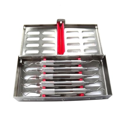 Dental Gracey curettes Set with Cassette Tray