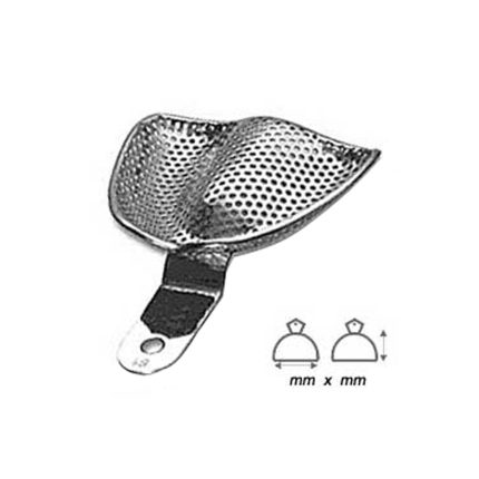 Dental Impression Tray, Full Arch, Perforated Upper XS, S, M,L XL