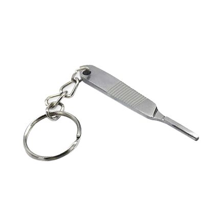 Miniature Scalpel handle Instruments Keychain