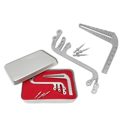Set of Dental Implant Locator Depth Pin Gauge Guide Locating Plate S-type L-type – Precision Implant Instrument