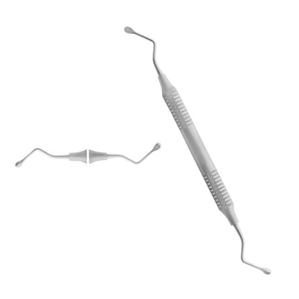 Lucas Bone Curette 4MM Micro Serrated – Precision Dental Surgical Instrument