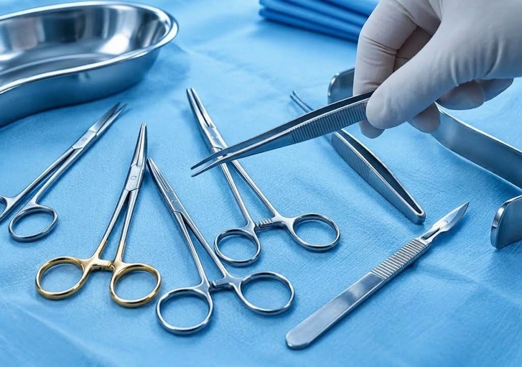 Hemostats and scissors