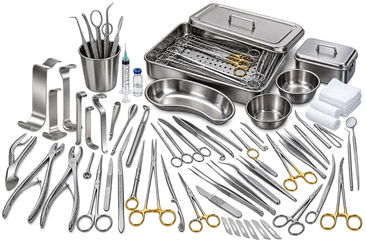 Veterinary surgical instrument collection